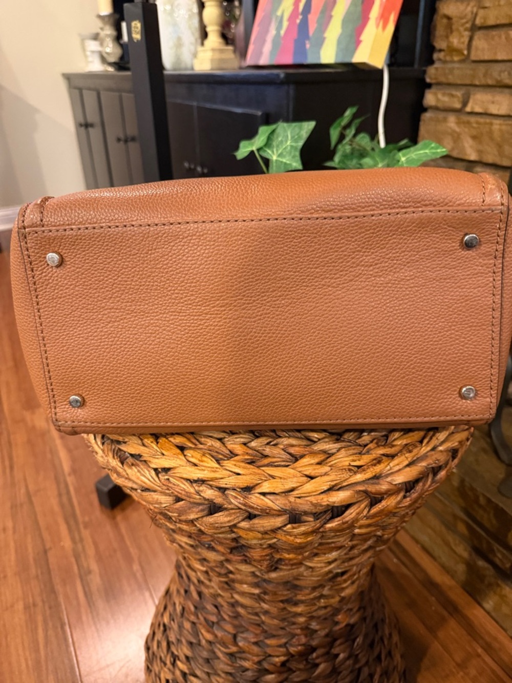 kate spade Leather Tote in Saddle Tan with Tassels - Picture 10 of 16